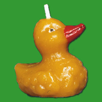 Kerzengießform "Ente"