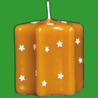 Diese Kerzengießform ohne Sternenverzierung eignet...