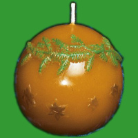 Diese Kerzengießform für eine Kugel mit...