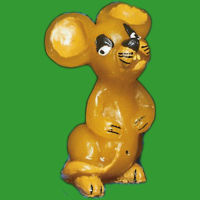 Diese niedliche Maus-Kerze ist eine liebevolle Form...