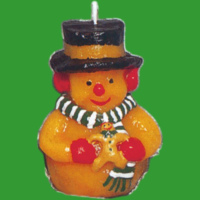Die Schneemann-Gießform im kleineren Format (7,5 x...