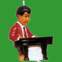 Die Gießform für den Musiker, Pianospieler...