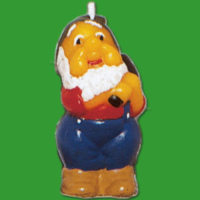 Mit dieser Gießform für den Zwerg mit Hammer...
