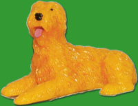 Die Gießform für diese Hundekerze (ca. 7,5 x...