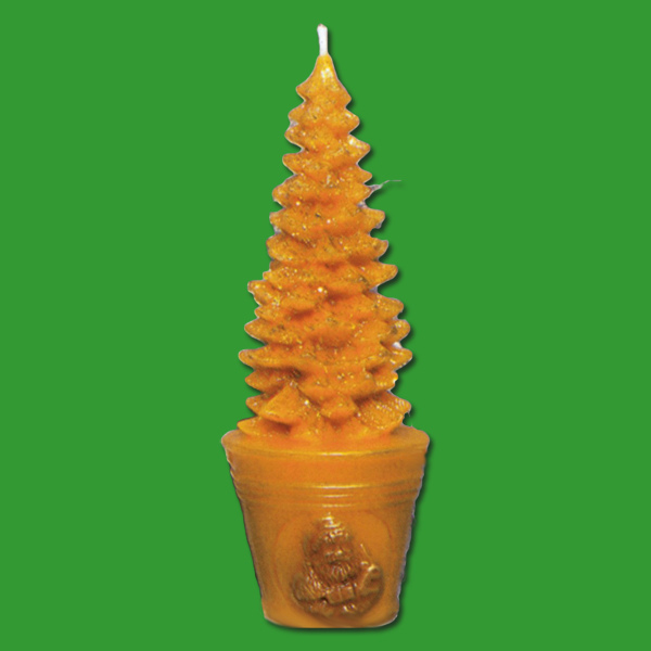 Die Tannenbaumkerze und Topf mit Reliefs Gießform bietet Ihnen die Möglichkeit, eine detailreiche Weihnachtskerze zu gestalten. Mit einer Größe von ca. 18 x 6 cm und einem Wachsgewicht von ca. 215 g ist sie perfekt für die festliche Jahreszeit.