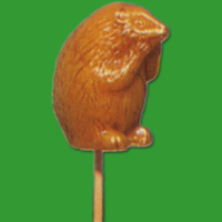 Die Gießform Murmeltier erlaubt es Ihnen, aus Wachs...