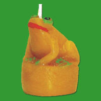 Die Gießform „Frosch, Teelicht“ zaubert...