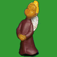 Mit der Gießform „singender Engel...