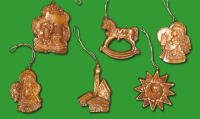 Gießform "Baumschmuck 6er-Set"