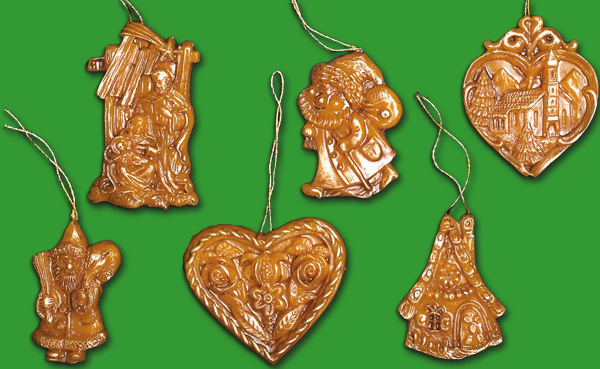 Ein weiteres „Baumschmuck 6er-Set“ zur Gestaltung filigraner Weihnachtskerzen. Einzelgewicht: ca. 7,5-13 g, ideal für feine Dekorationen. Perfekt für kreative Imker*innen.