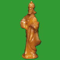 Die Gießform „König, Krippenfigur“...