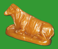 Mit der „Ochse, Krippenfigur“-Gießform...