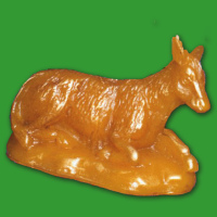 Die „Esel, Krippenfigur“-Gießform...