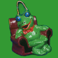 Das „Froschrelief“ bringt auf 5 x 5 cm...