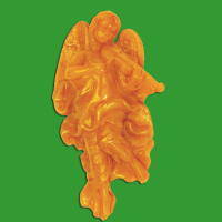 Mit der Gießform „Engel mit Geige, Relief zum...