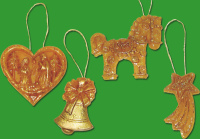 Die „Christbaumschmuck, 4 Stück“-Form...