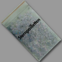 Weiße Sternpailetten, 10 g, die Eleganz und Licht...
