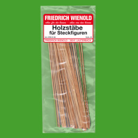 Diese Holzstäbe, gefertigt aus robustem Naturholz,...