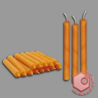 Baumkerzen aus marmoriertem Bienenwachs (1,4 x 10 cm):...