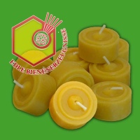 Teelicht aus 100% reinem Bienenwachs