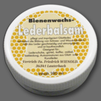 Lederbalsam mit Bienenwachs, 180 ml - Dose