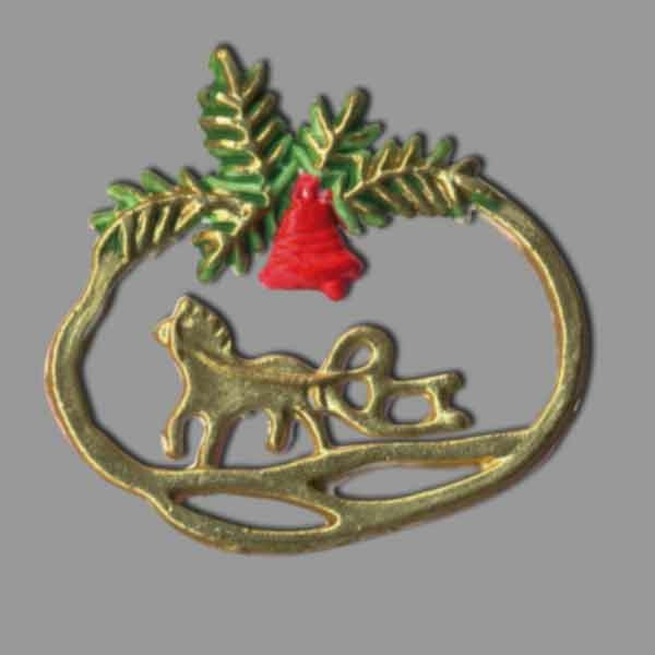 Kerzenverzierung "Weihnachtsmotiv, oval" bunt   9 Stck