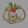Kerzenverzierung "Weihnachtsmotiv, oval" bunt   9 Stck