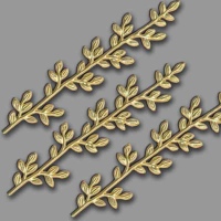 Die goldenen Deko-Borten für Kerzen verleihen jeder...