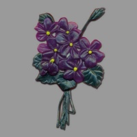 Ein violett-grünes Highlight: Der...