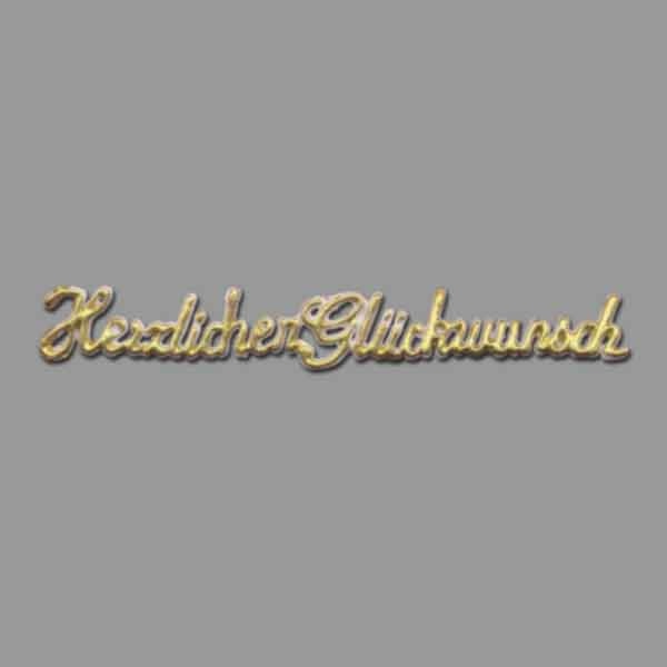 Feiern Sie mit Stil! Die Kerzenverzierung „Herzlichen Glückwunsch“ in Weiß-Gold verleiht Ihren Feierlichkeiten eine persönliche Note. Mit einer Breite von 6,5 cm perfekt für Festkerzen.