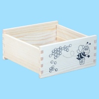 Wabenhonig-Rähmchen mit Druck, Holz, in Teilen, 100...
