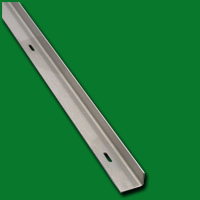 Die Edelstahl-Winkelschiene in L-Form ist 55 cm lang und...