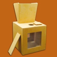 Einkehrtrichter aus Holz