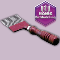 Diese gebogene Entdecklungsgabel mit rundem Holzgriff...