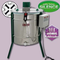 Die 4-Waben-Selbstwende-Honigschleuder mit 60W-Oberantrieb besticht durch ihre Programm-Automatik und den robusten Edelstahl-Kessel. Die ergonomische Konstruktion mit Plexi-Deckel ermöglicht eine intuitive Bedienung und optimale Honigverarbeitung.