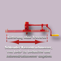 Der Handantrieb für Honigschleudern bietet eine...