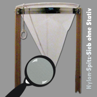 Nylon-Spitz-Sieb, extra fein