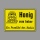 PVC-Schild "Honig vom Imker - ein Produkt der Natur" 35 x 25 cm