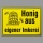 PVC-Schild "Honig aus eigener Imkerei" 70 x 50 cm