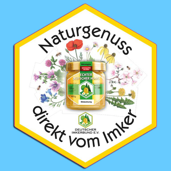 Der DIB-Autoaufkleber Bienen – und die Natur blüht auf in der Größe 13,5 x 15,5 cm ist ein bunter Aufkleber, der auf die Bedeutung von Bienen für die Natur hinweist. Ideal für Imker*innen, die auf umweltbewusste Art und Weise auf ihre Arbeit aufmerksam machen möchten.
