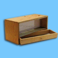 Pollen-Vorsatzfalle, Holz, 38 cm breit
