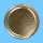 Der TO-Deckel für 250 g Honigglas (66 mm Ø) in einem neutralen Goldton bietet eine elegante und hochwertige Möglichkeit, Honiggläser zu verschließen. Ideal für Imker*innen, die ihre Produkte in schlichten, aber stilvollen Gläsern präsentieren möchten.