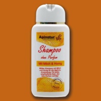 Das parfümfreie Milch-Honig-Shampoo pflegt und...