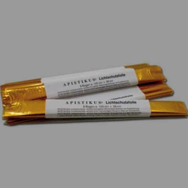 Gelbes Kerzen-Cellophan zum Einwickeln verleiht Ihren Bienenwachskerzen einen zusätzlichen Schutz und eine edle Präsentation. Praktisch in 8 Bögen (100 x 38 cm) verpackt.