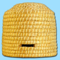 Strohkorb "Lüneburger Stülper", ca. 39 x 44 cm