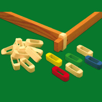 Zander Plastik-Kreuzklemmen (22 x 10 mm, 100 Stück)...