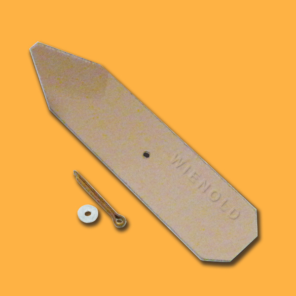 Der Wirbelverschluss mit Splint und Unterlegscheibe eignet sich hervorragend für KIRCHHAINER®-Begattungskästchen (A). Der Verschluss ermöglicht ein schnelles und sicheres Schließen des Kästchens, wodurch die Bienenkönigin während der Begattung sicher gehalten wird.