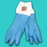 Diese APILAT®-Imker-Gummihandschuhe aus latexblauem...