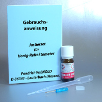 Das Justierset für Honig Refraktometer, inklusive...