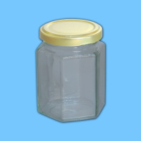 Das neutrale 250 g Honigglas mit TO-Deckel in...